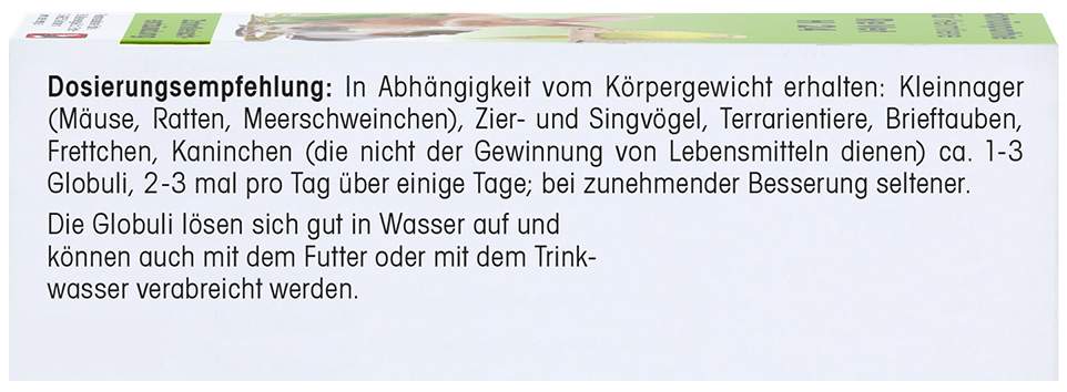 Revet H 24 Globuli F.Heimtiere 10g