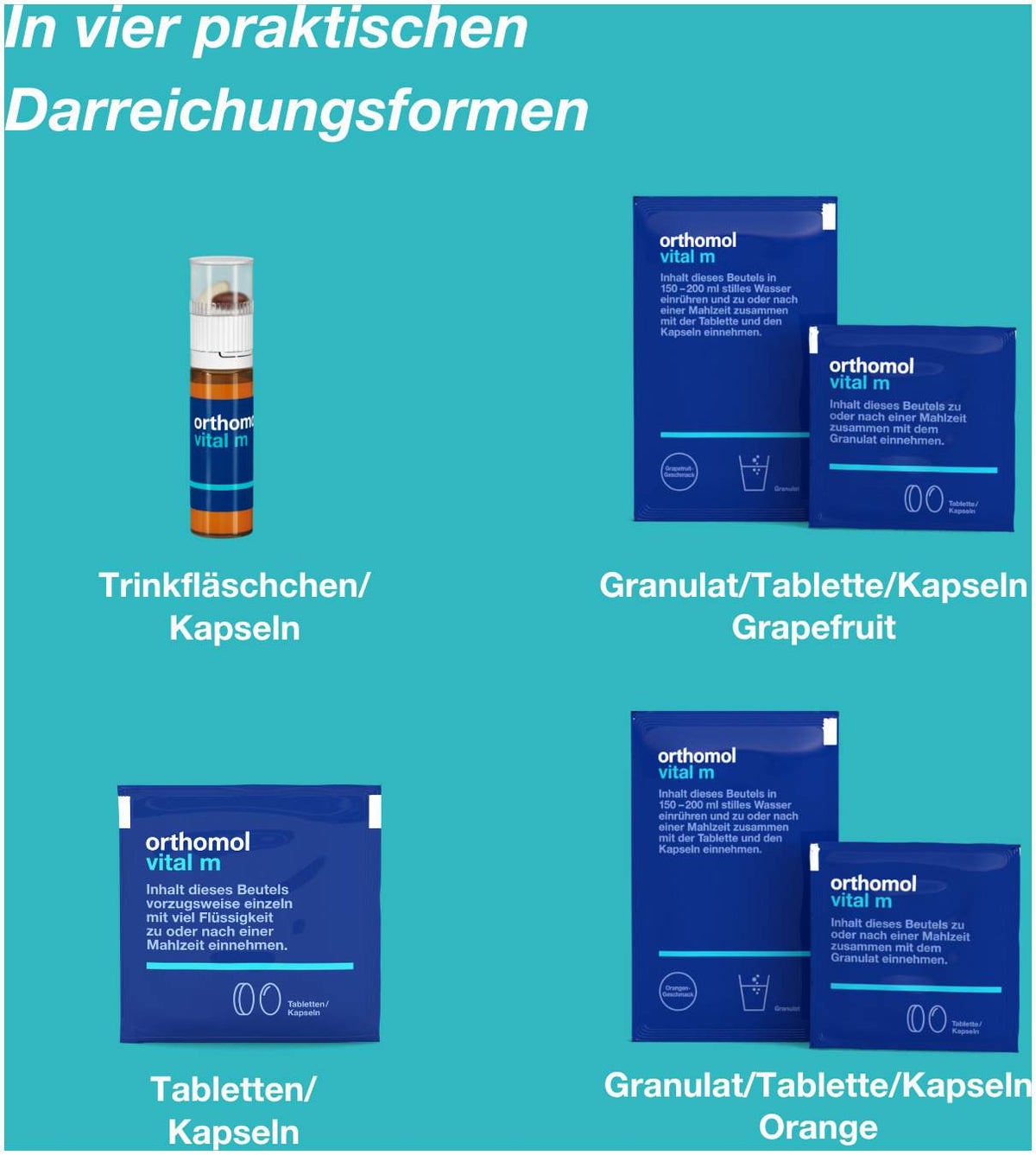 Orthomol Vital M 30 Tabletten und 30 Kapseln 1 Kombipackung