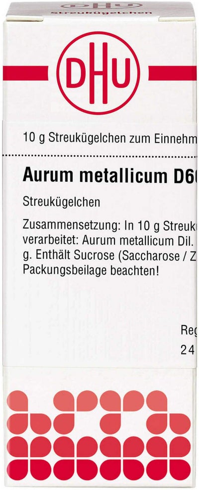 Dhu Aurum Metallicum D60 Globuli 10 G
