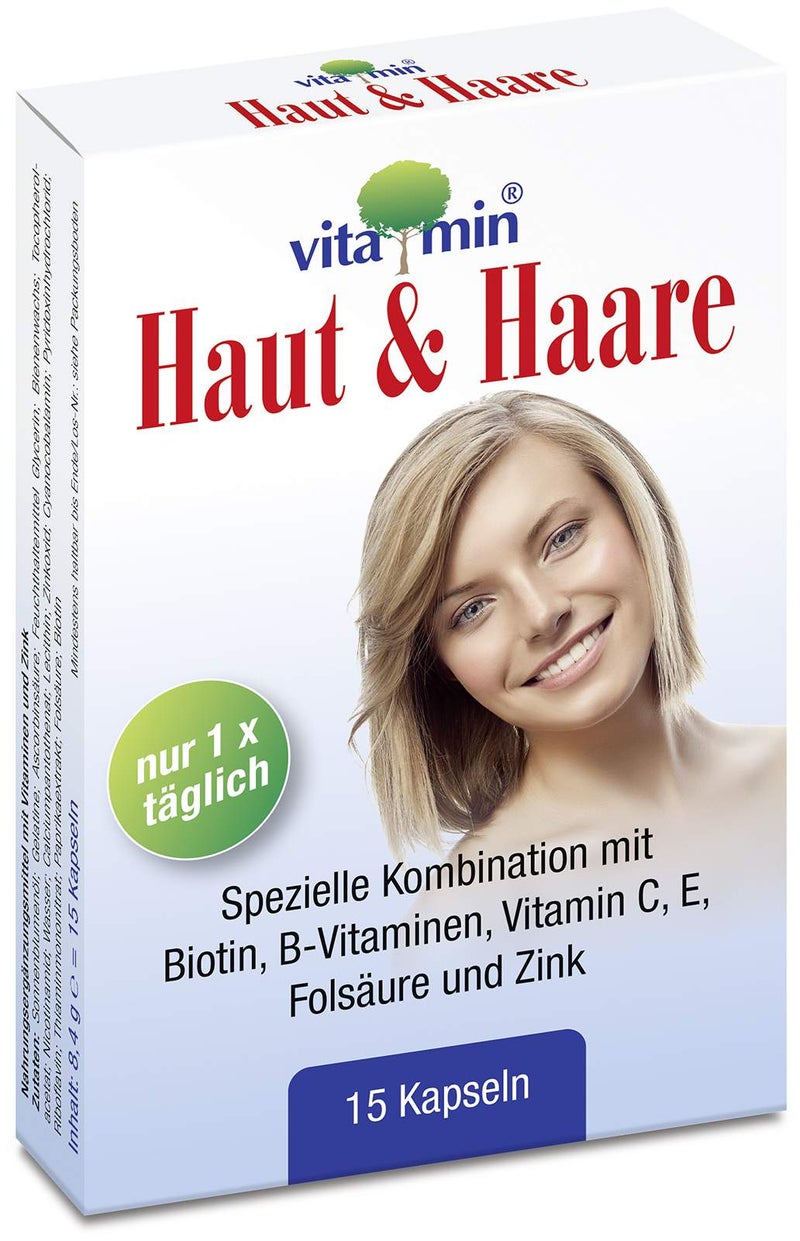 Haut & Haare Vitamin 15 Kapseln