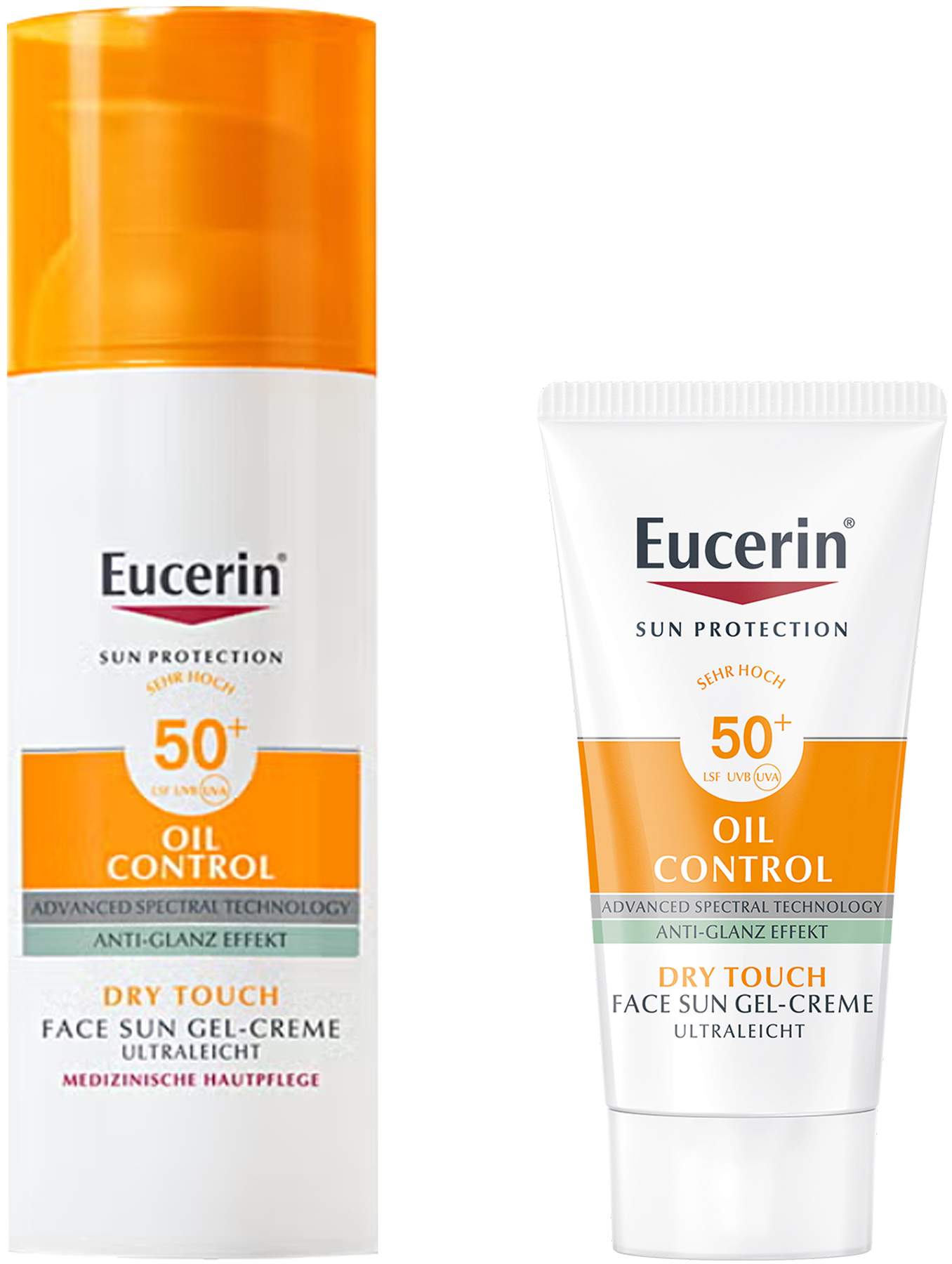 Eucerin Sun Oil Control Face Gel-Creme LSF 50+ 50 ml + gratis Sun Gel-Creme Oil Control 20 ml