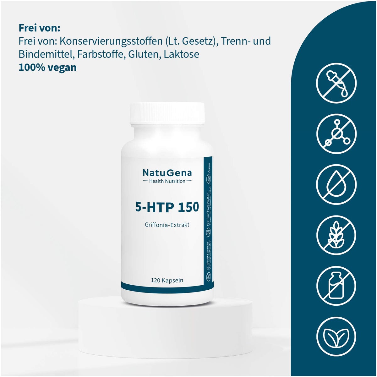 5-HTP 150 Griffonia-Extrakt 120 Kapseln