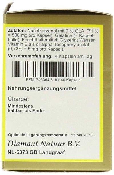 Nachtkerzenöl 500 mg 40 Kapseln