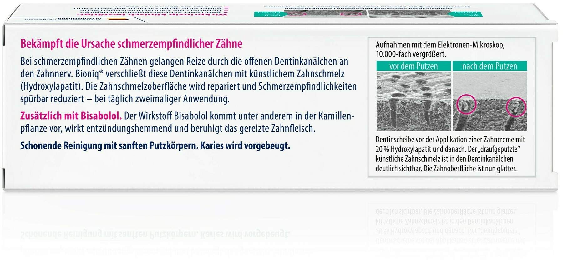 Bioniq Repair-Zahncreme sensitiv akut 75 ml