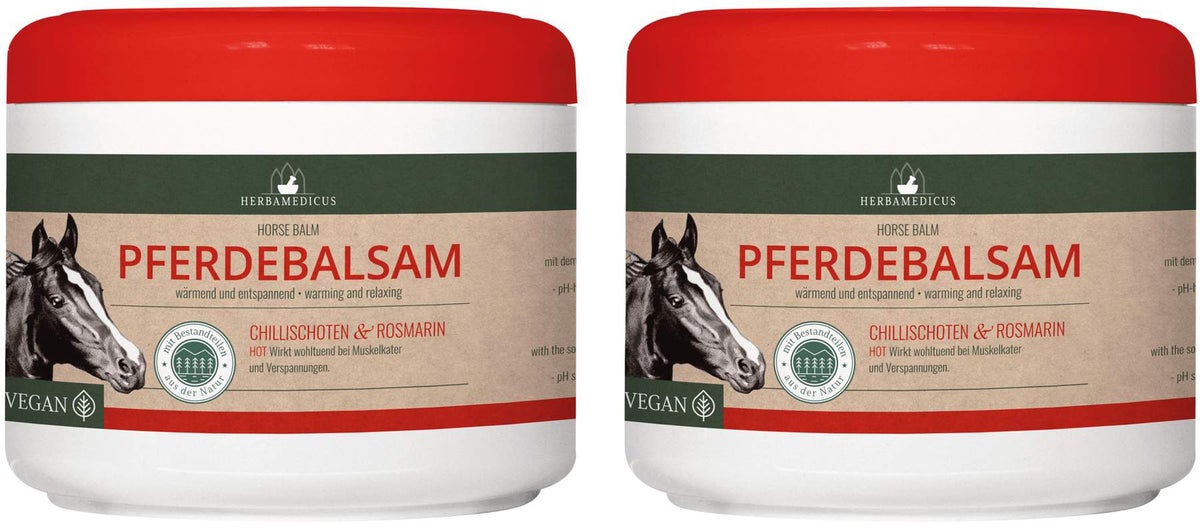 Pferdebalsam Hot Herbamedicus 2er