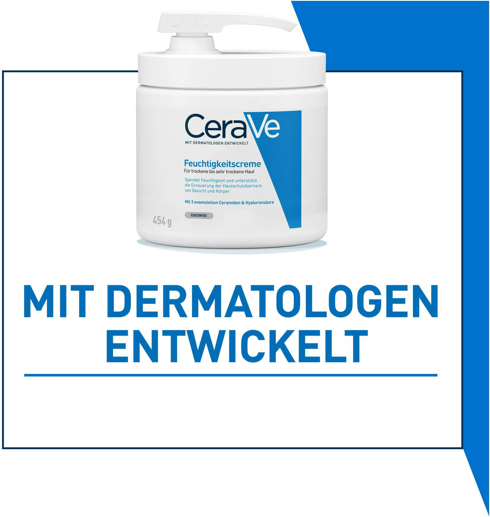 CeraVe Feuchtigkeitscreme Pumpe 454 g