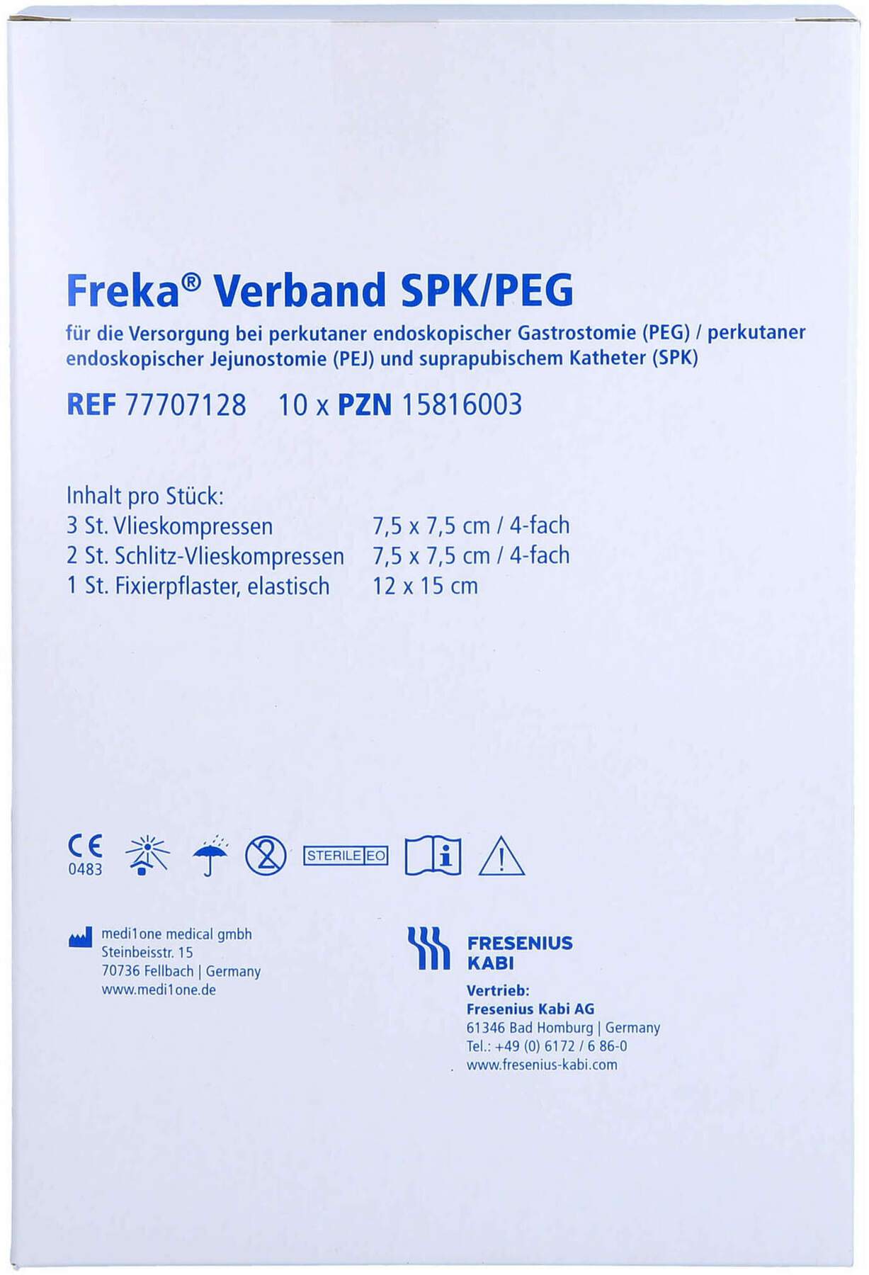 Freka Verband Spk-Peg 10 Stück