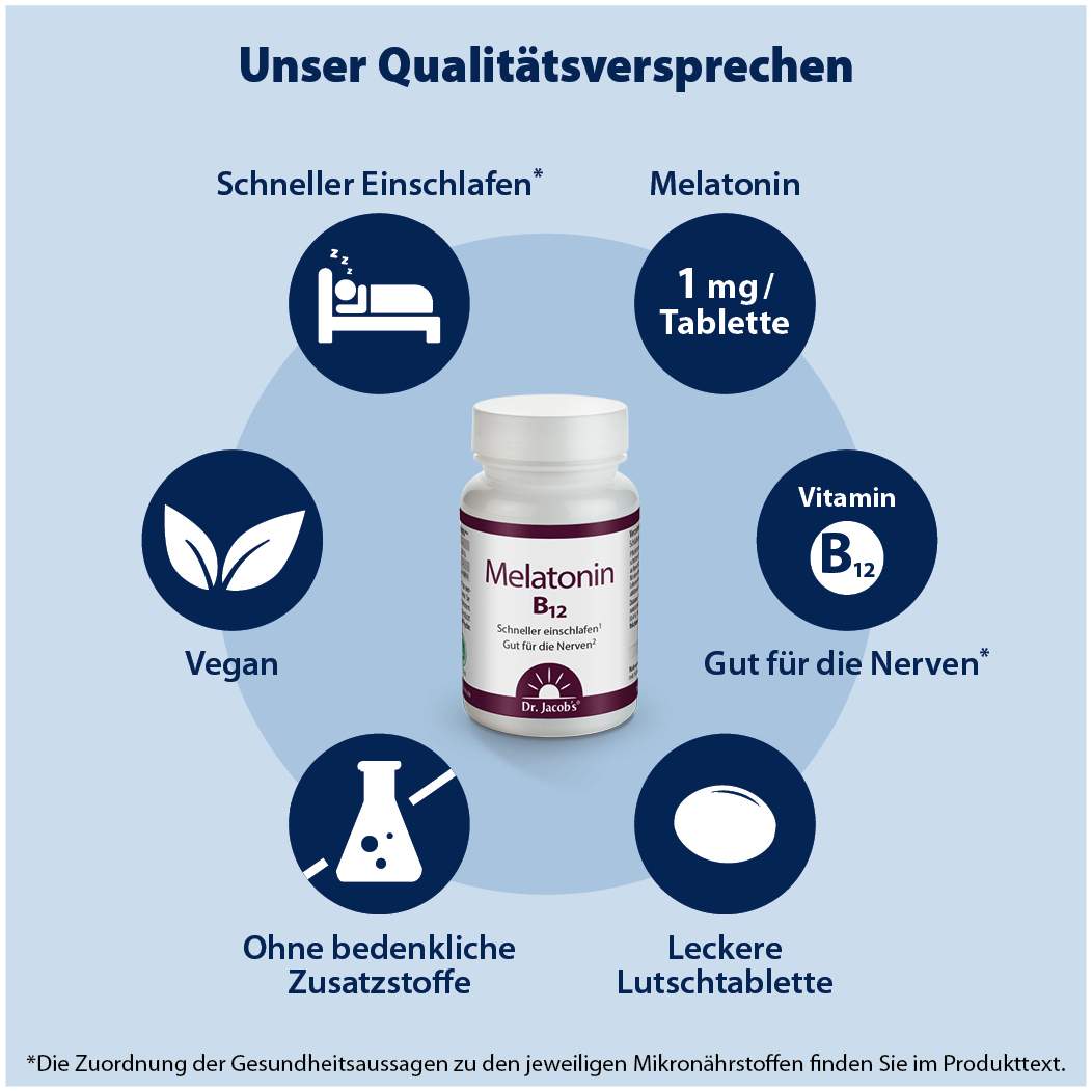 Melatonin B12 Dr.Jacob s 60 Tabletten
