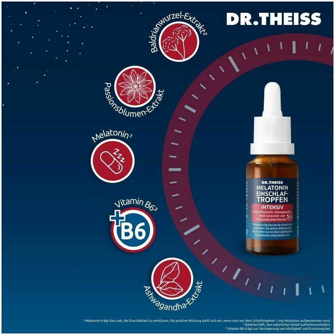 Dr.Theiss Melatonin Einschlaf Tropfen intensiv 20 ml