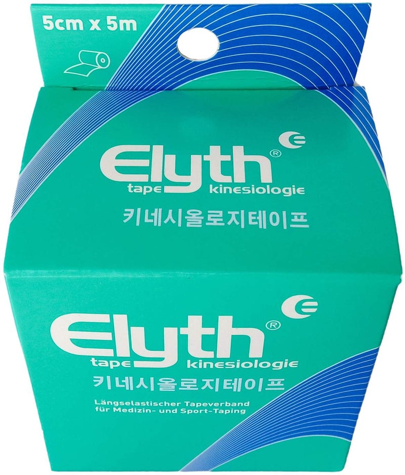 Kinesiologie Tape Elyth 5 cm X 5 M Grün 1 Stück