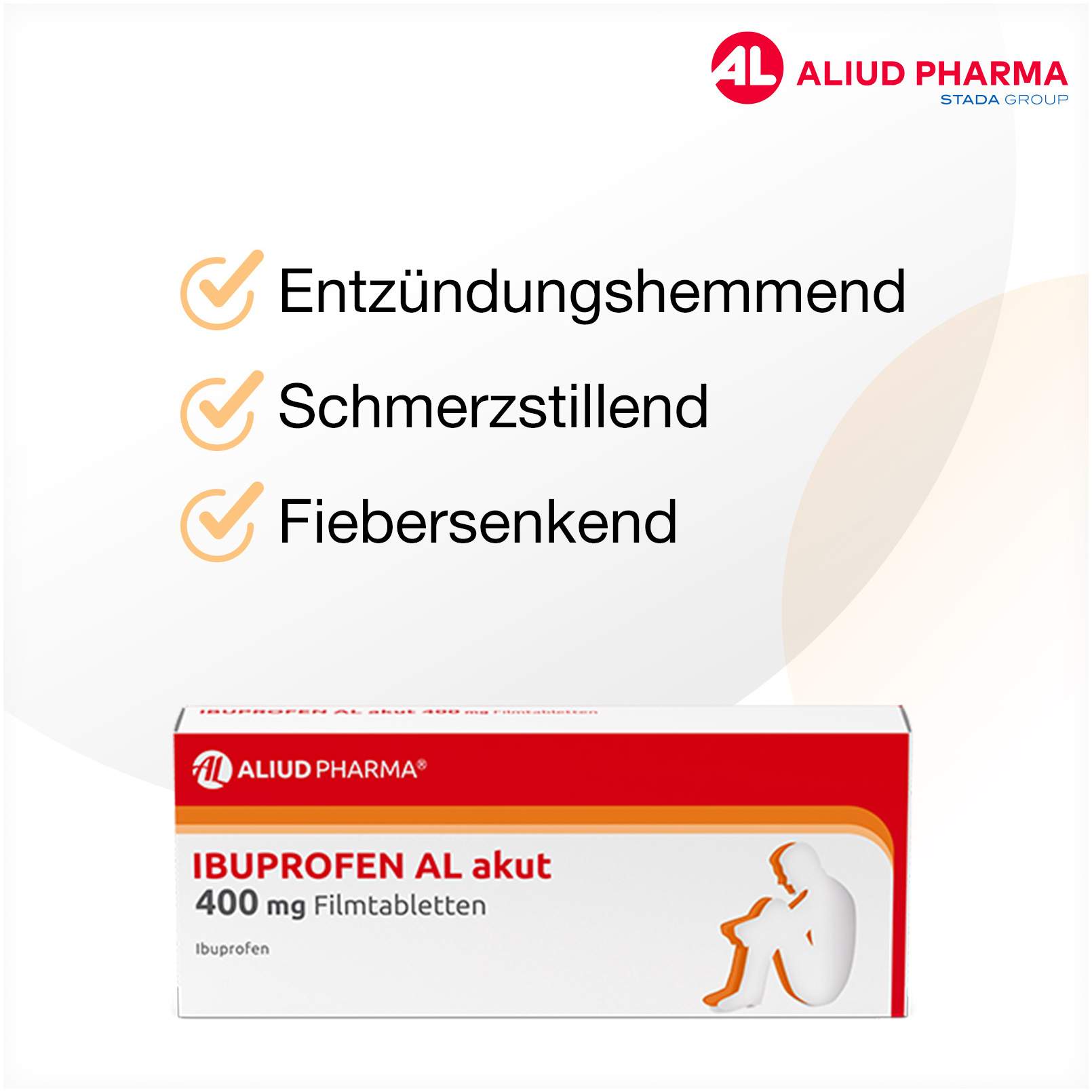 Ibuprofen Al Akut 400 mg 20 Filmtabletten