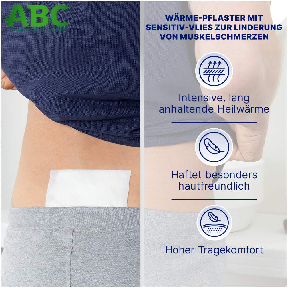 Hansaplast Med ABC Wärme-Pflaster sensitiv 2 Stück