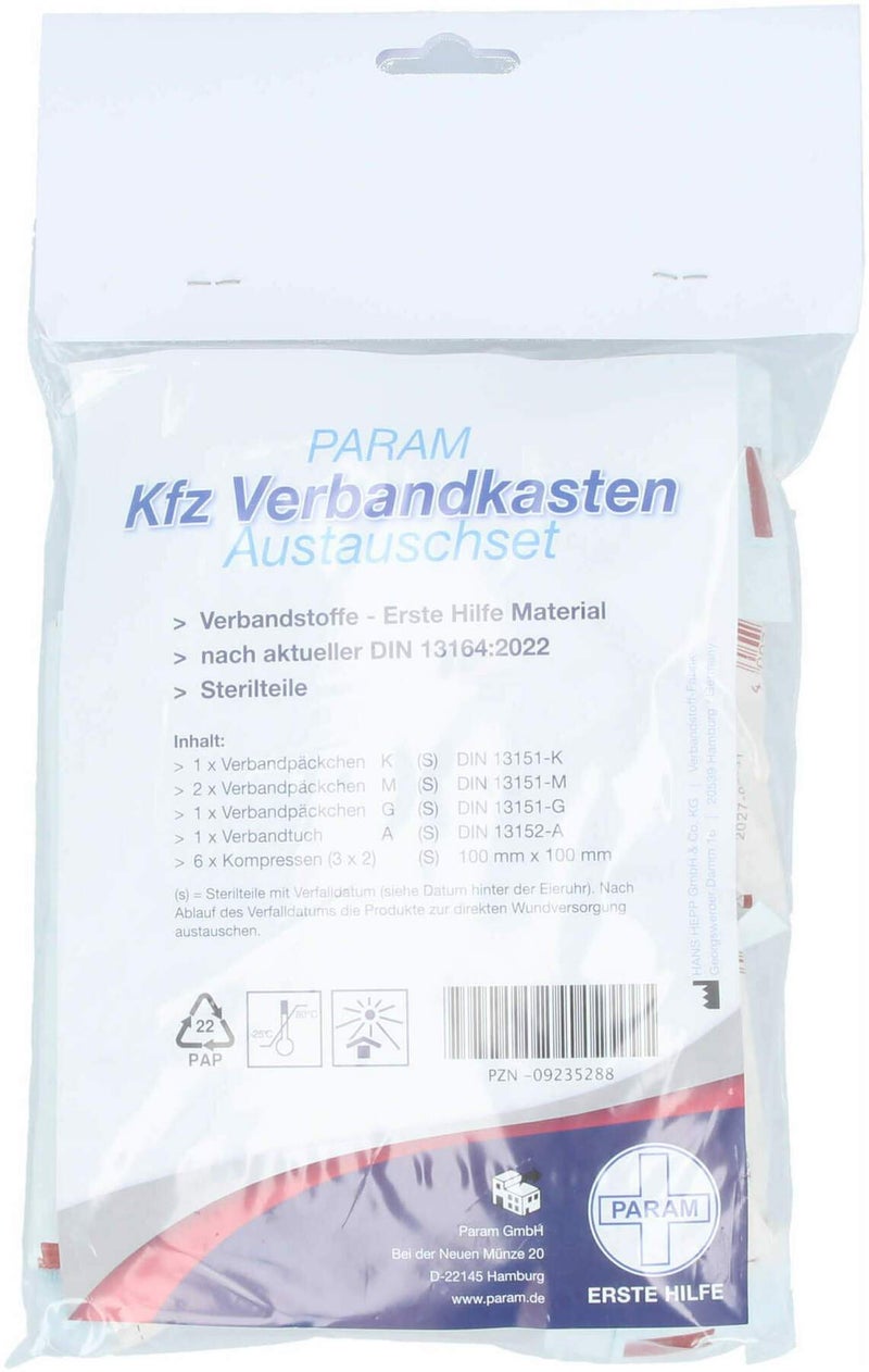 Verbandkasten Austauschset Kfz 13164 Param