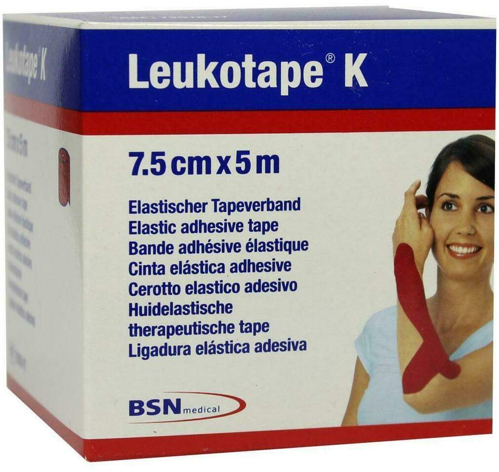 Leukotape K 7,5cm Rot