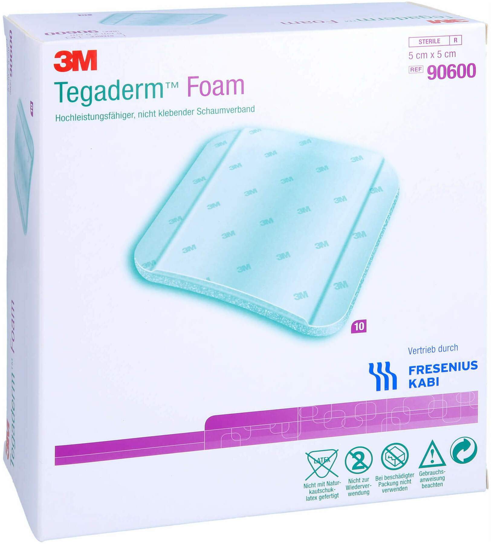 Tegaderm Foam Verband 5x5 cm 90600