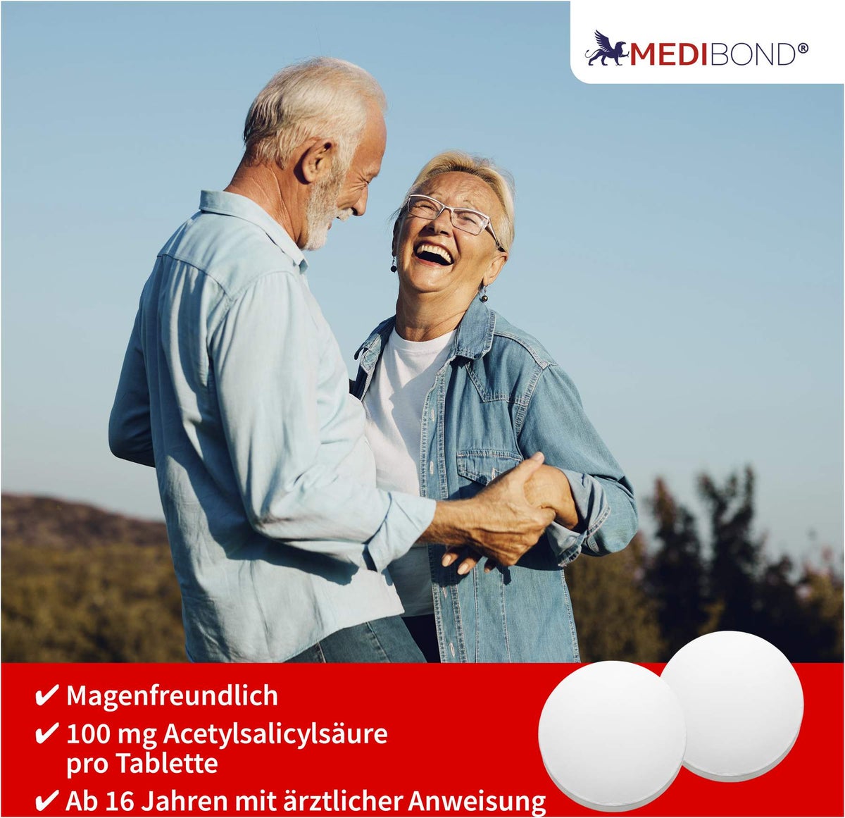 ASS Medibond Protect 100 mg 2 x 100 magensaftresistente Tabletten