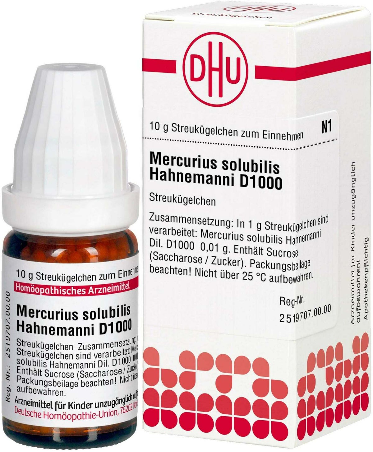 Dhu Mercurius Solubilis D1000 Globuli Hahne