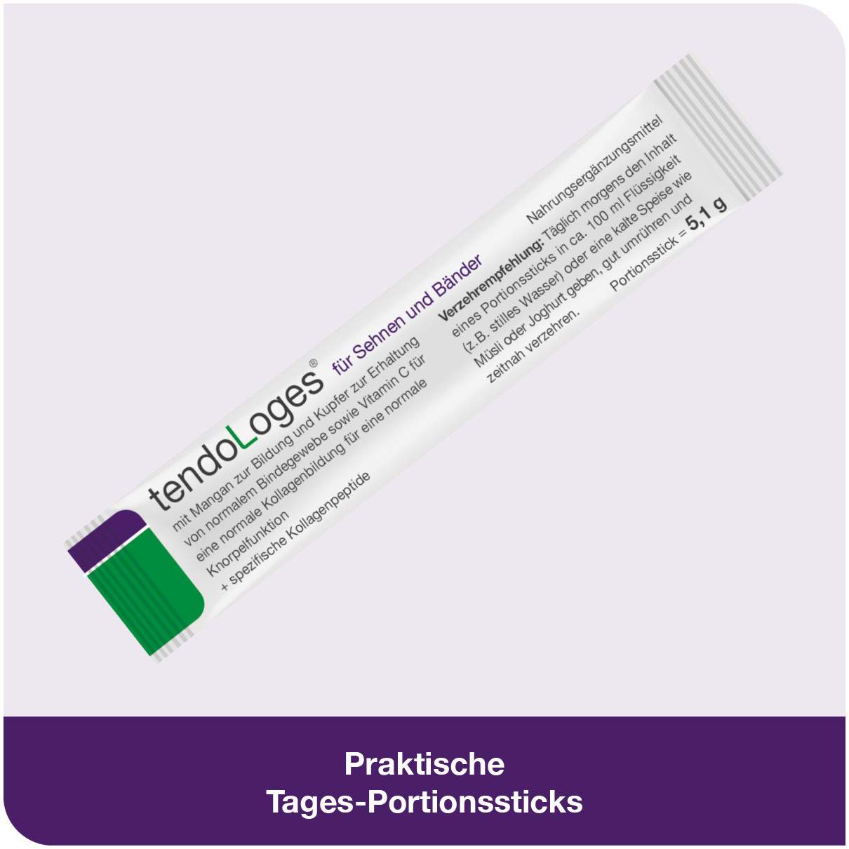 Tendologes Für Sehnen und Bänder 45 Sticks