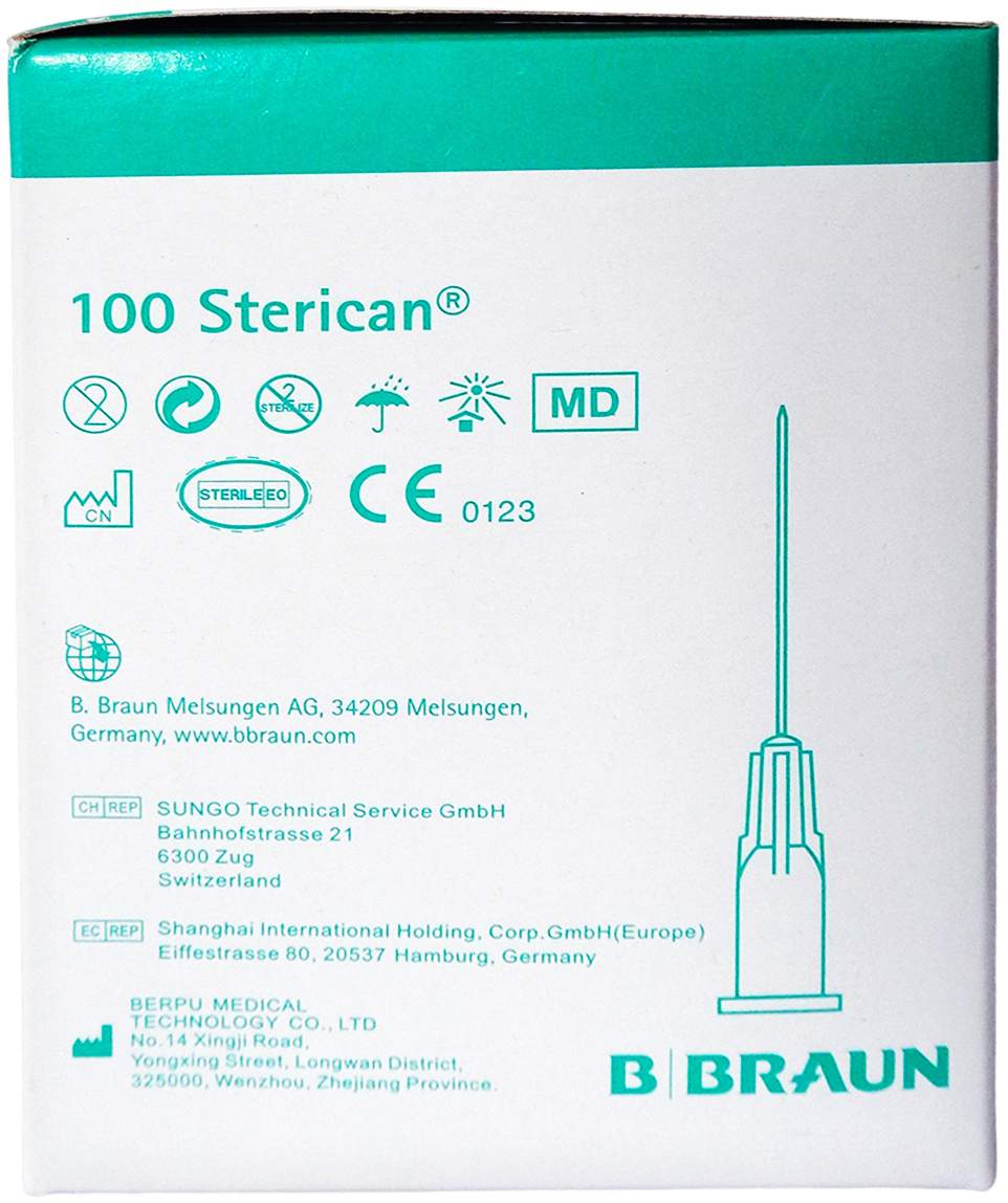 Sterican Einmalkanüle 20 G 50 mm 100 Kanülen