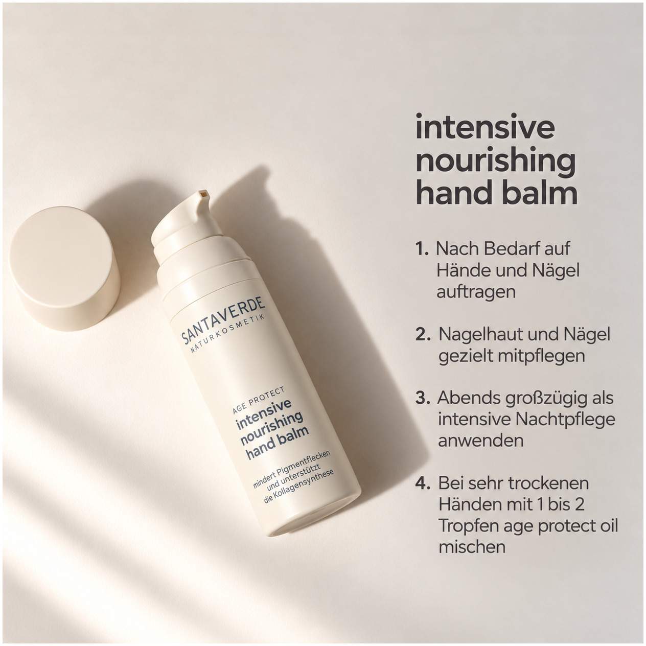 Santaverde nourishing hand balm - age protect 50 ml