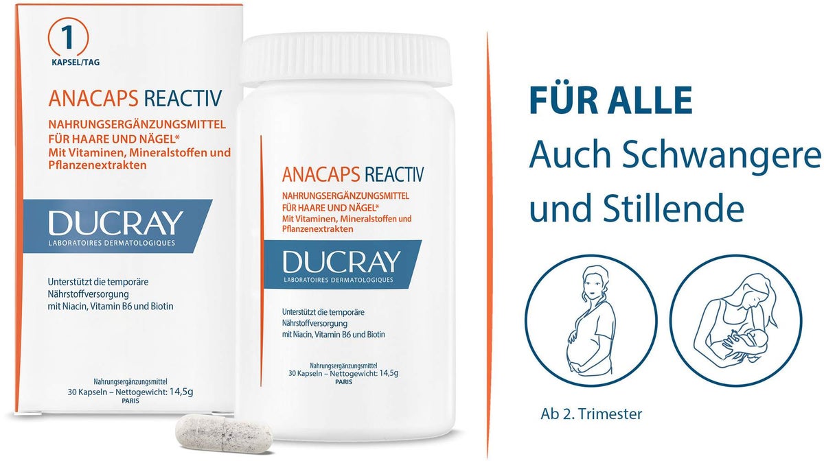 Ducray Anacaps Reactiv 30 Kapseln