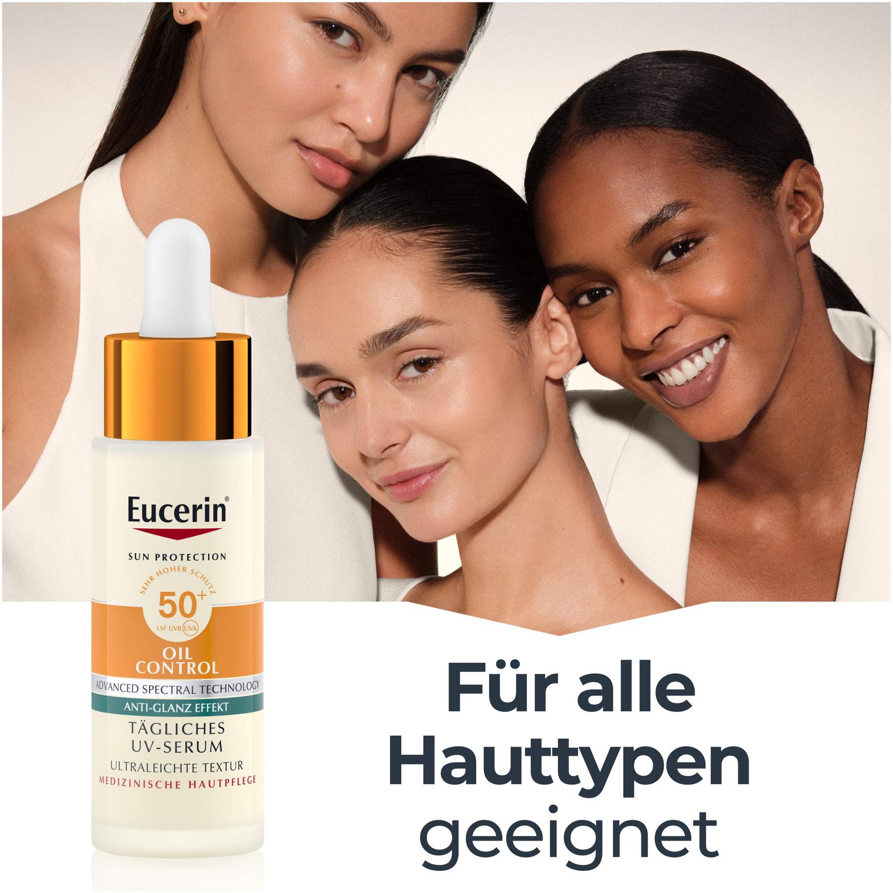 Eucerin Sun Oil Control Face Tägliches UV-Serum LSF 50+ 30 ml