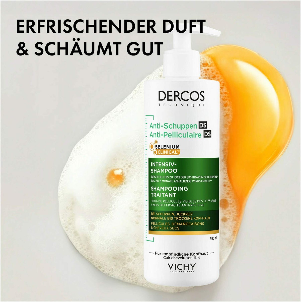 Vichy Dercos Anti-Schuppen Shampoo Trockene Kopfhaut 390 ml