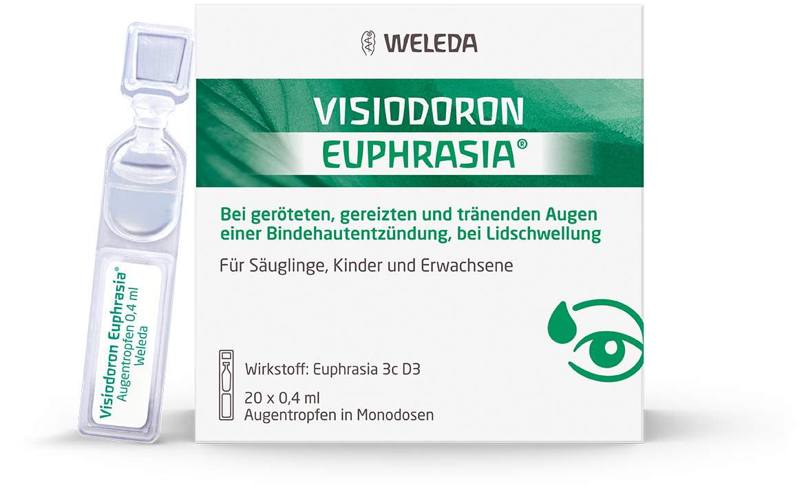Weleda Visiodoron Euphrasia Augentropfen 20 X 0,4 ml