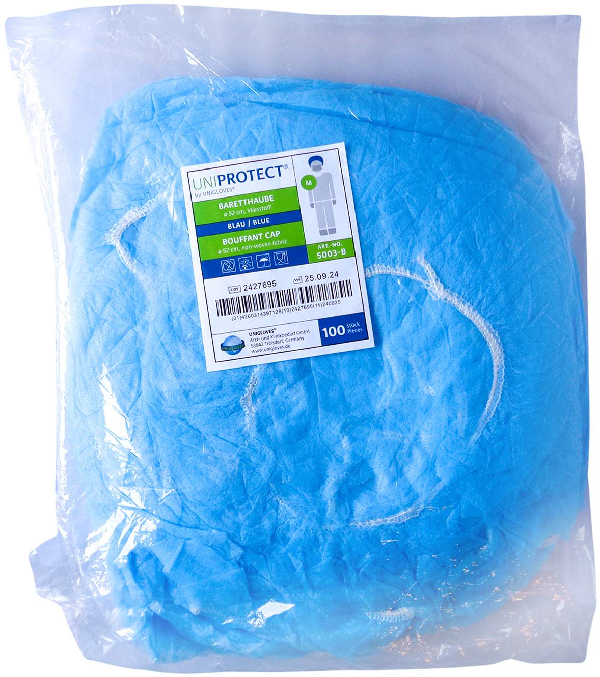Baretthaube Blau