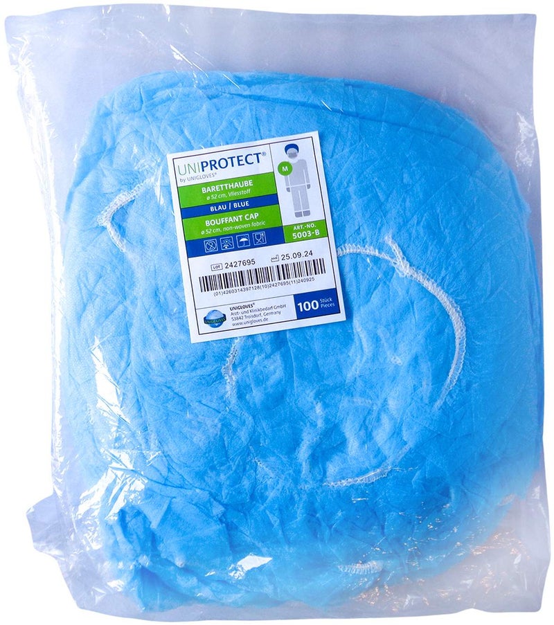 Baretthaube Blau