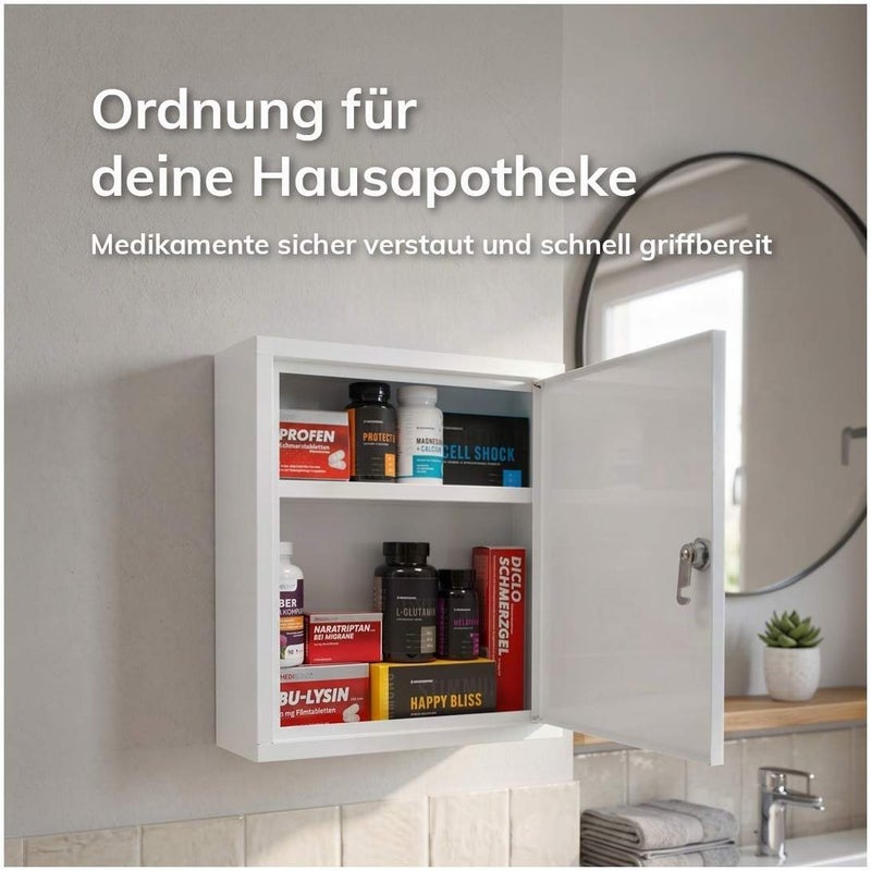 Haushalt International Medizinschrank aus Stahl