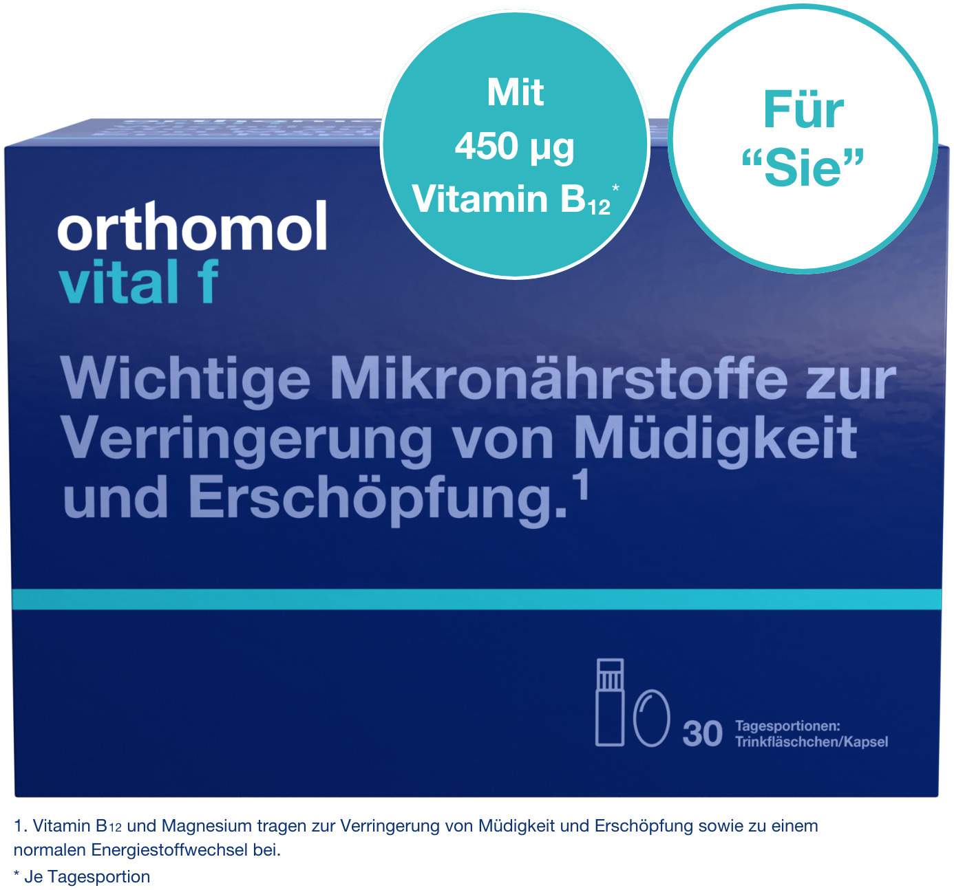 Orthomol Vital F 30 Trinkfläschchen