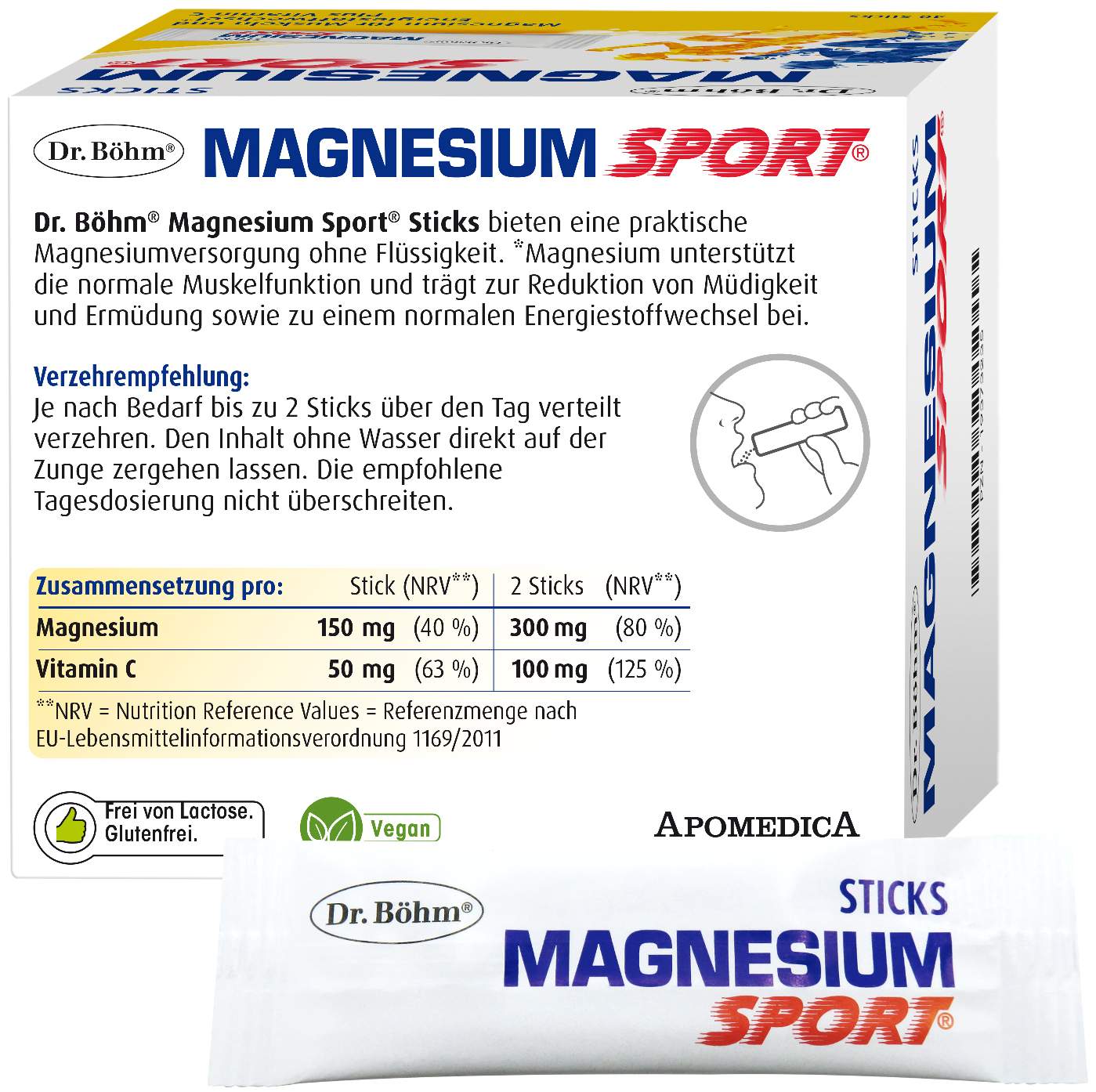 Dr. Böhm Magnesium Sport 40 Sticks