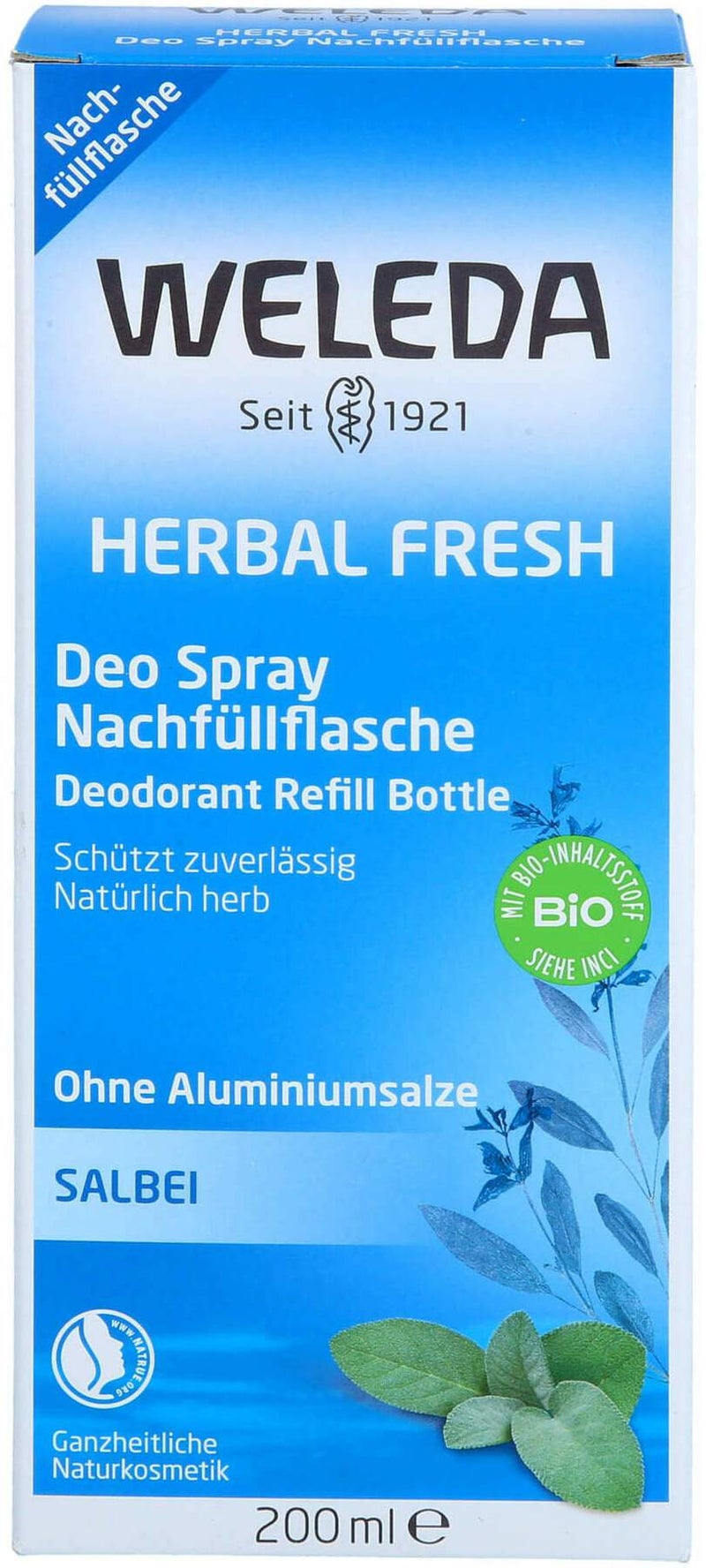 Weleda Herbal Fresh Deo Spray 200 ml