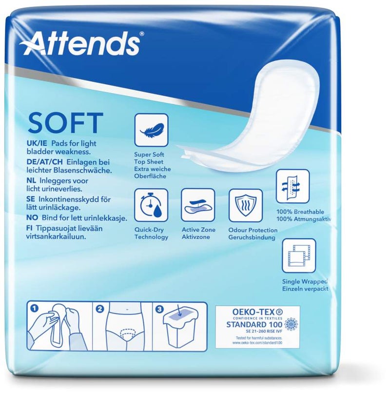 Attends soft 3+ Extra Plus Einlagen Urinschwäche