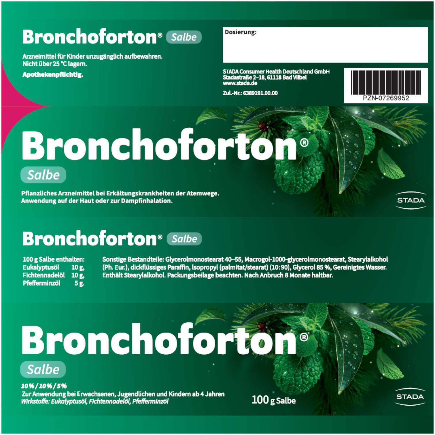 Bronchoforton Salbe 100 g