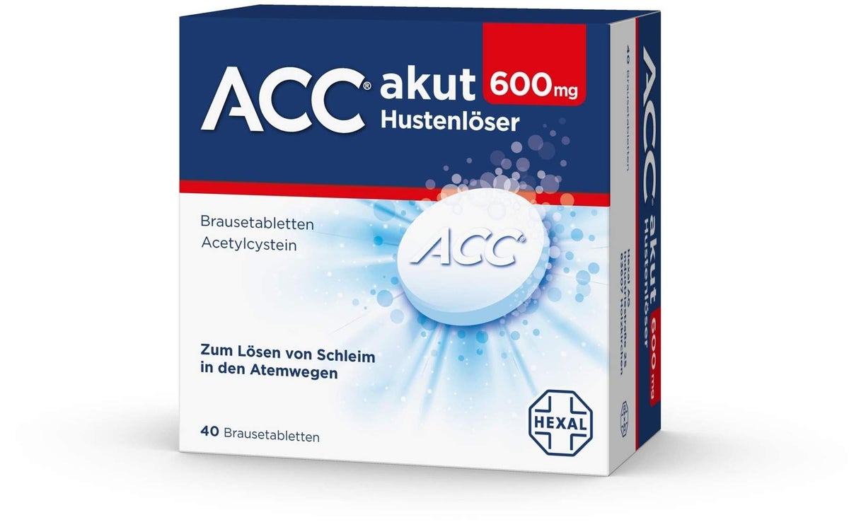 ACC akut 600 mg Hustenlöser 40 Brausetabletten