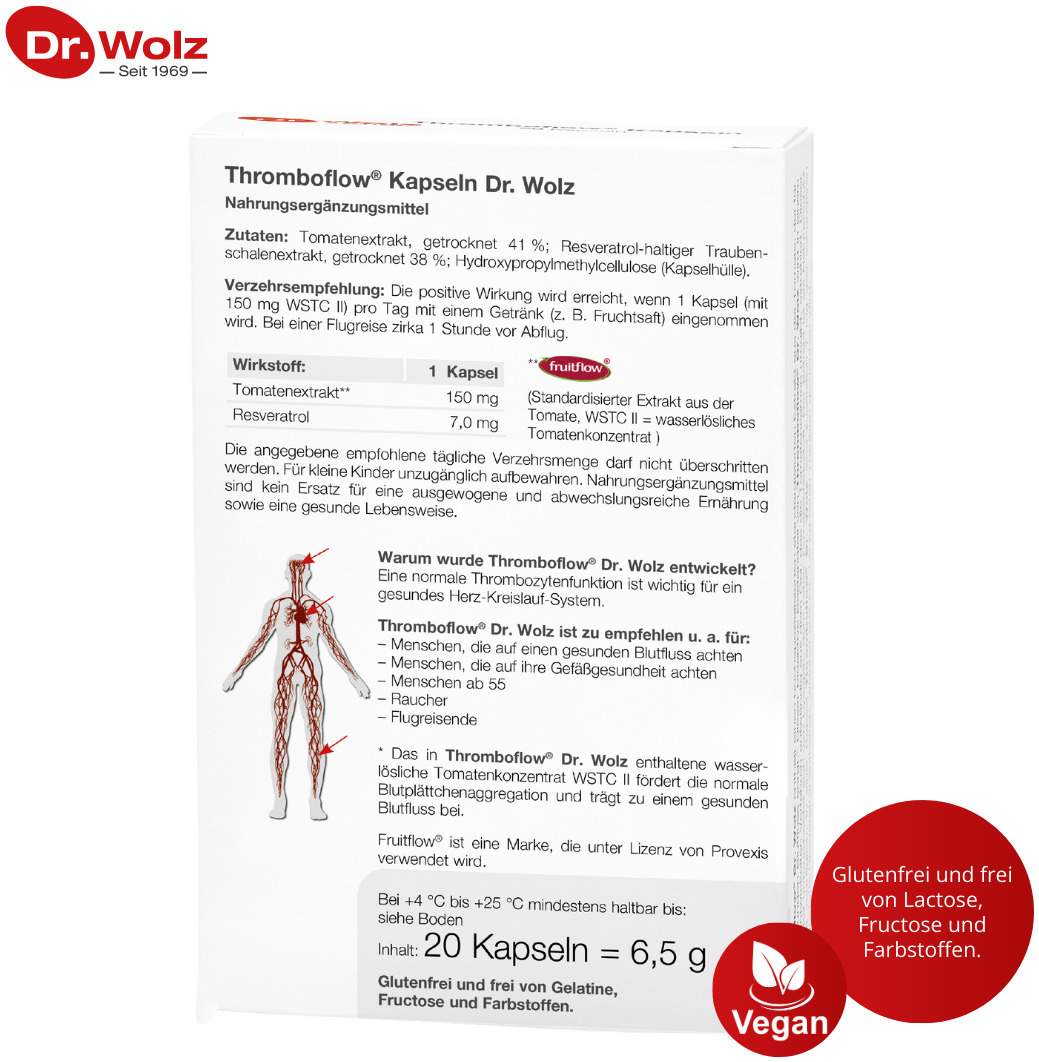 Thromboflow Dr.Wolz 20 Kapseln
