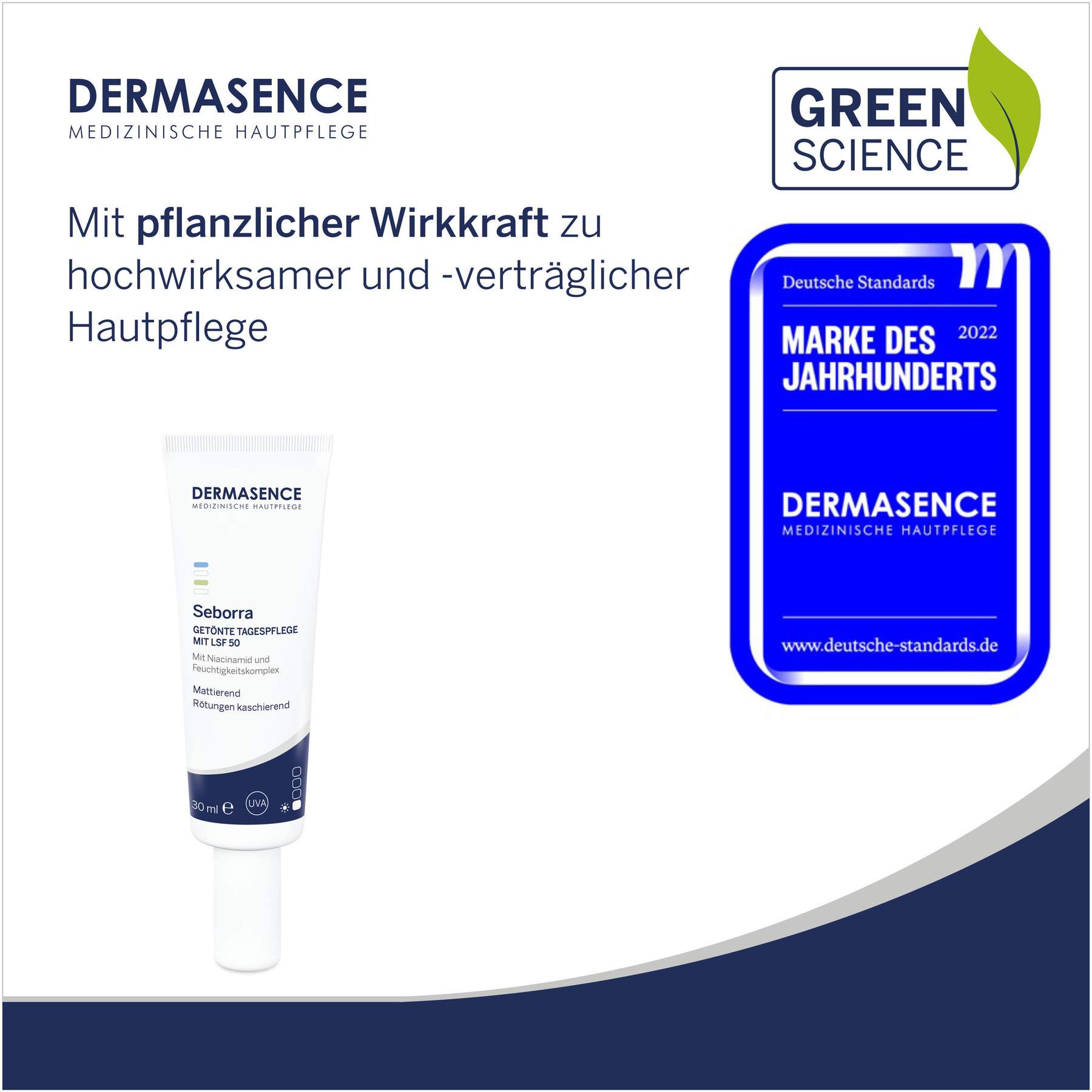 Dermasence Seborra Getönte Tagespflege Mit Lsf 50 30 ml