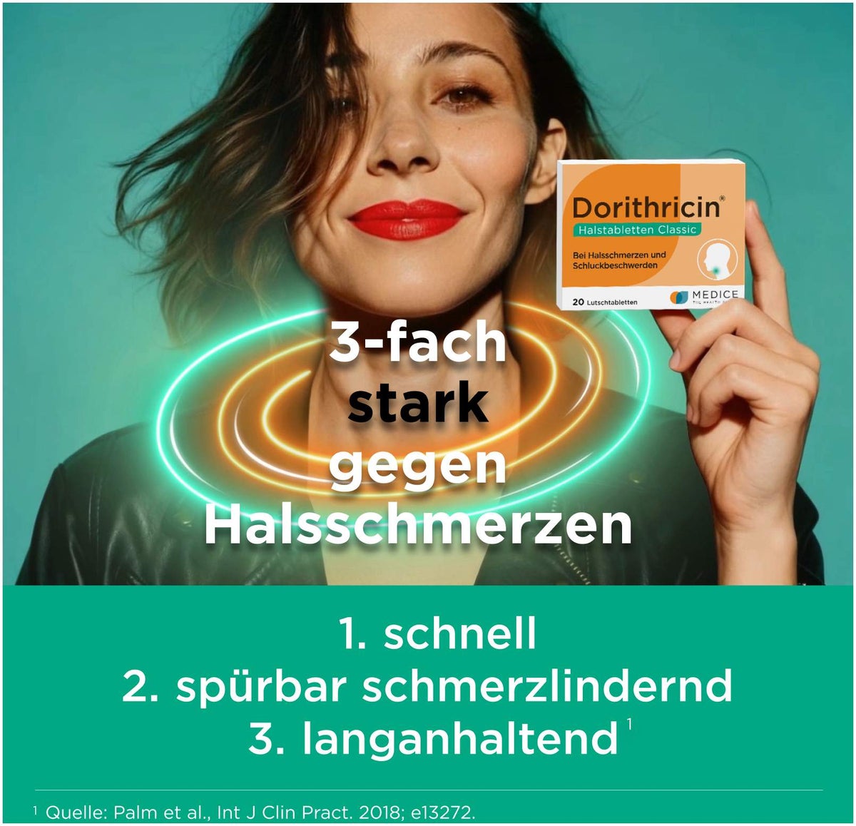 Dorithricin Halstabletten Waldbeere 20 Lutschtabletten