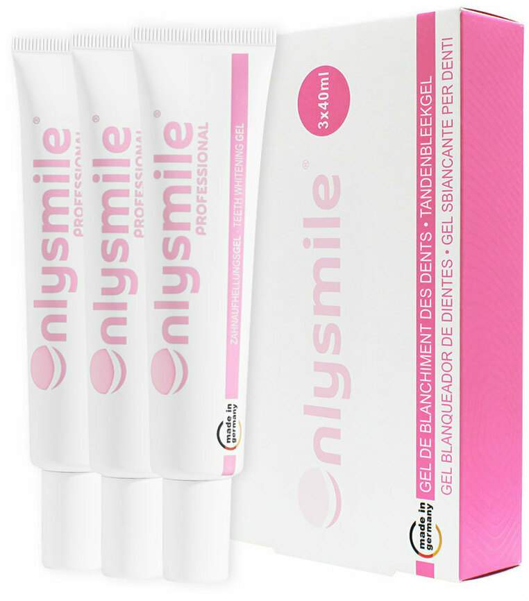 Onlysmile Zahnaufhellungsgel 3 X 40 ml