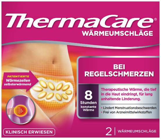 Thermacare bei Regelschmerzen 2 Stück