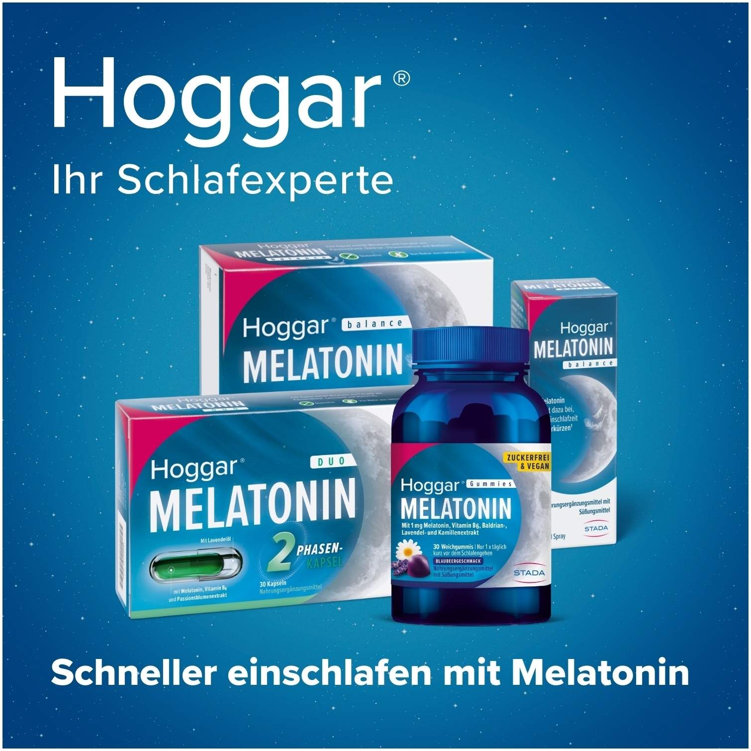 Hoggar Melatonin Gummies 30 Stück