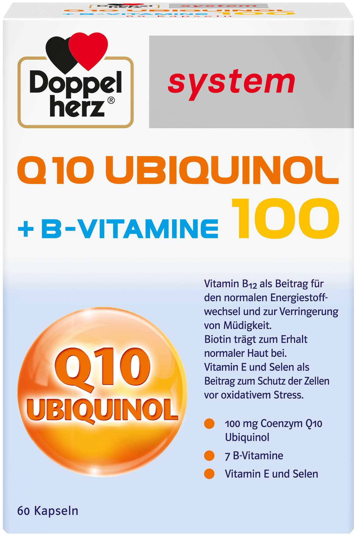 Doppelherz System Q10 Ubiquinol 100 60 Kapseln