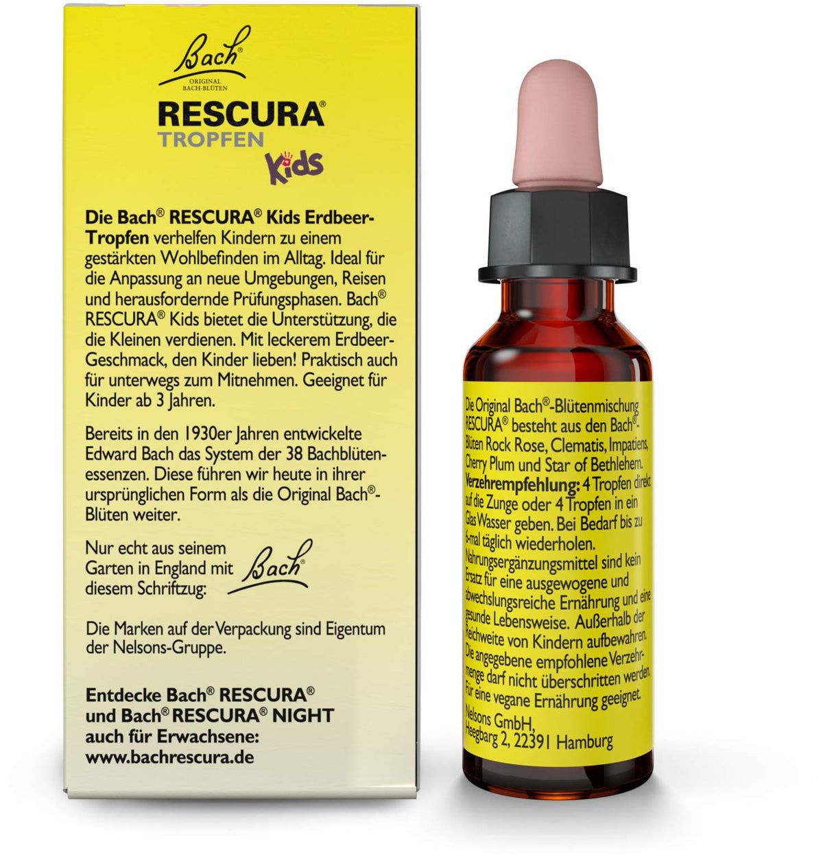 Bach Original Rescura Kids Erdbeer 10 ml Tropfen
