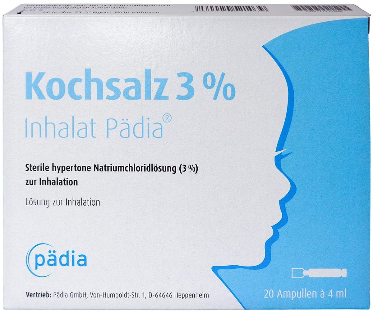 Kochsalz 3% Inhalat Pädia Ampullen 20 Stück