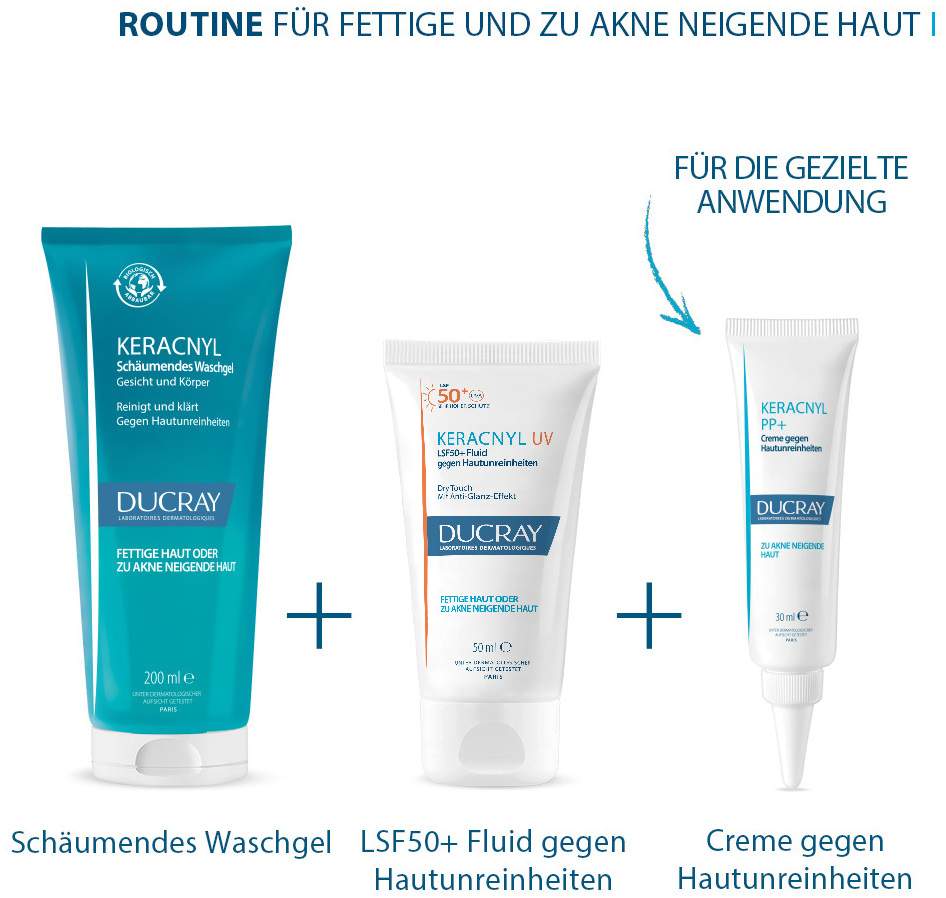 Ducray Keracnyl Uv 50+ 50 ml Fluid