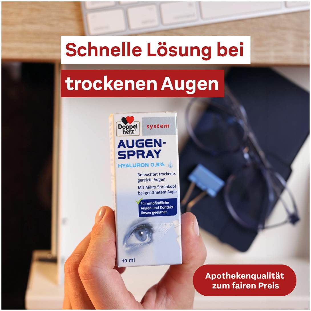 Doppelherz System Augenspray Hyaluron 0,3% 10 ml