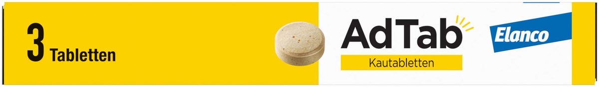 AdTab 225 mg für mittelgroße Hunde (5,5-11 kg) 3 Kautabletten