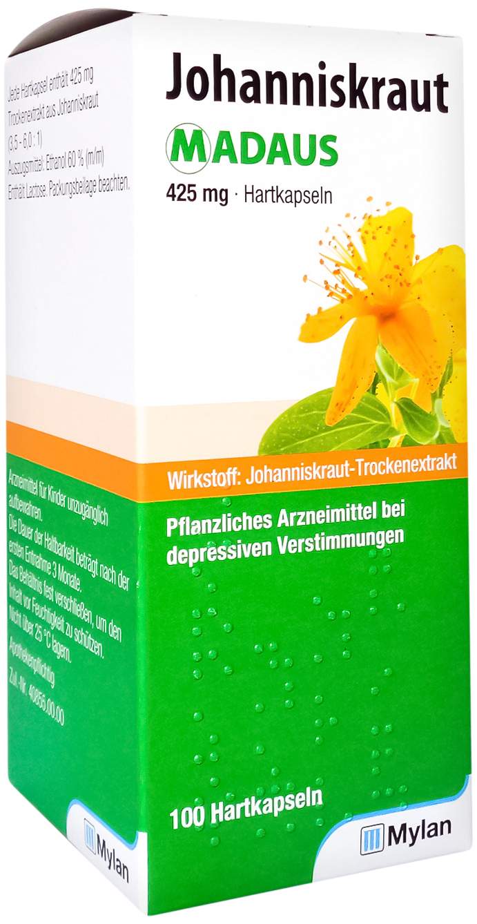 Johanniskraut Madaus 425 mg 100 Kapseln